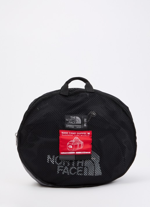 The North Face Base Camp Duffel M weekendtas met verstelbare schouderriem - detail 4 zwart