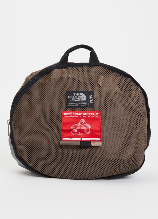The North Face Base Camp duffel M weekendtas met verstelbare schouderriem  - detail 2 bruin