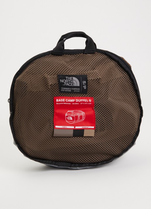 The North Face Base Camp Duffel S weekendtas met verstelbare schouderriem - detail 2 bruin