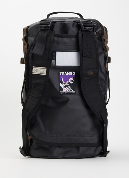 The North Face Base Camp Duffel S weekendtas met verstelbare schouderriem - achterkant 2 zwart