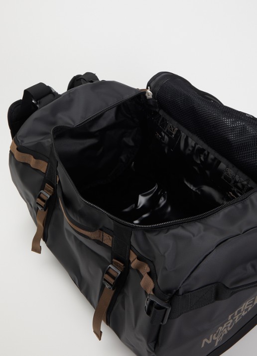 The North Face Base Camp Duffel S weekendtas met verstelbare schouderriem - detail 3 zwart