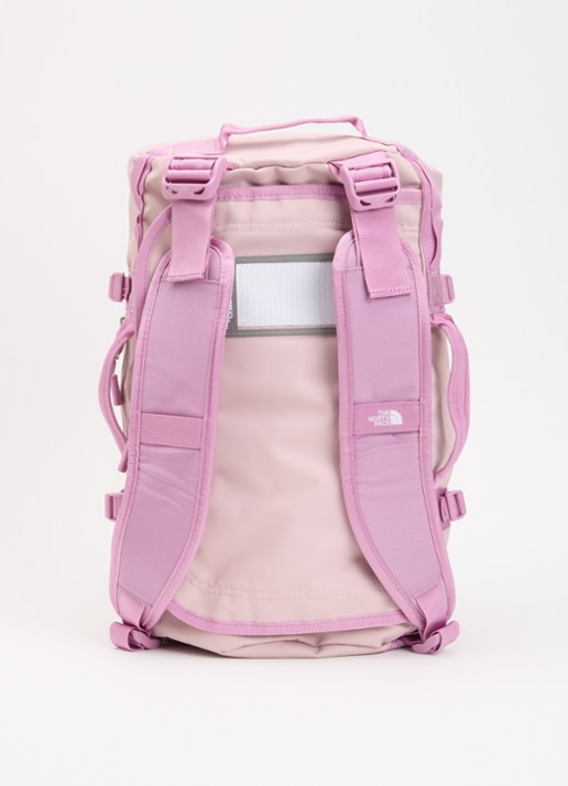 The North Face Base Camp Duffel XS weekendtas met verstelbare schouderriem - achterkant 4 oudroze