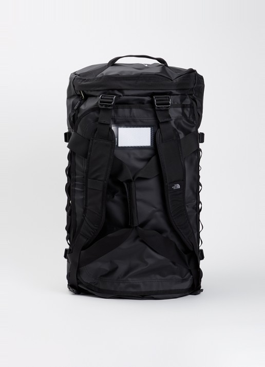 The North Face Base Camp Large opvouwbare weekendtas met afneembare schouderriem - achterkant zwart