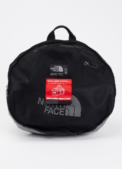 The North Face Base Camp Large opvouwbare weekendtas met afneembare schouderriem - detail 3 zwart