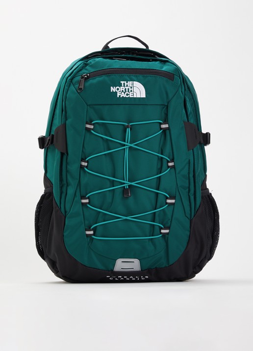 The North Face Borealis Classic rugzak met 15 inch laptopvak - voorkant zeegroen