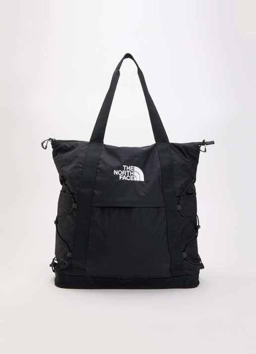 The North Face Borealis schoudertas met 16 inch laptopvak - voorkant zwart