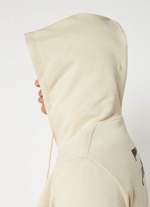 The North Face Coordinates hoodie met logo- en backprint - detail 2 beige
