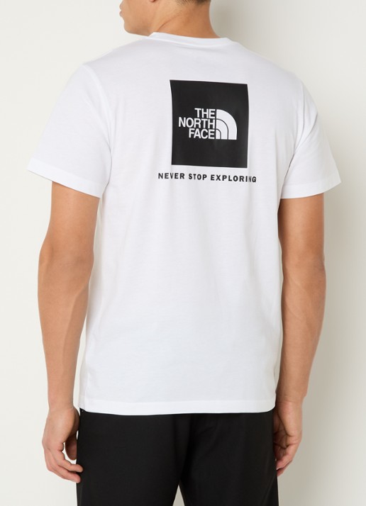 The North Face Evolution Box T-shirt met logo- en backprint