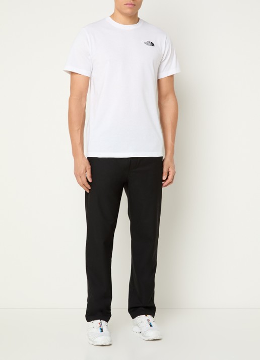 The North Face Evolution Box T-shirt met logo- en backprint - voorkant 3 wit