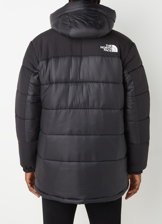 The North Face Himalayan gewatteerde parka met ritszakken - achterkant 3 zwart