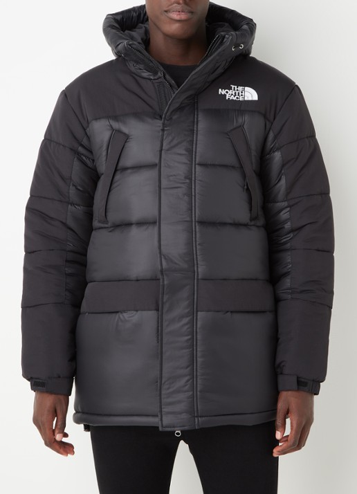The North Face Himalayan gewatteerde parka met ritszakken - detail 4 zwart