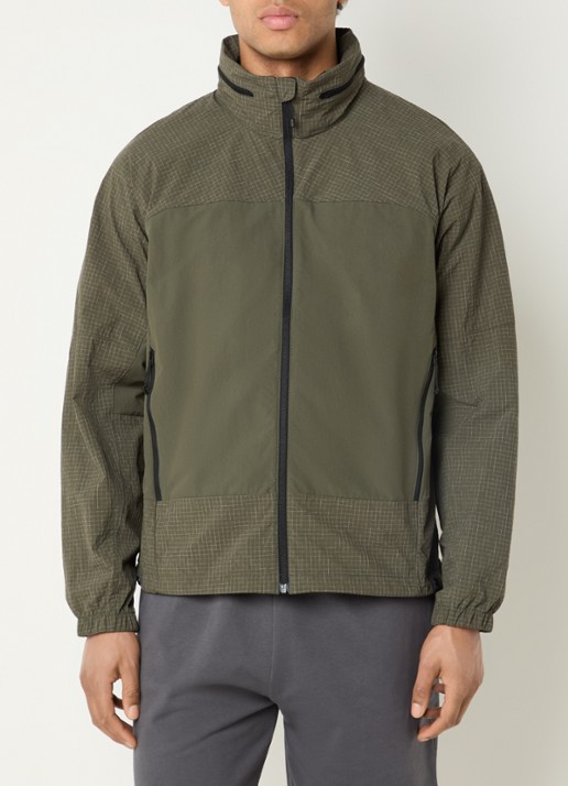 The North Face Jack met ruitdessin en ritszakken