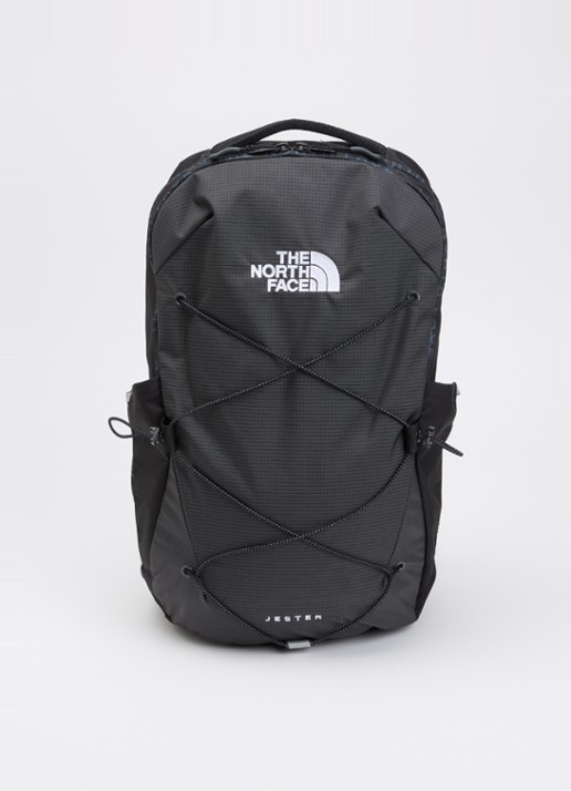 The North Face Jester 28L rugzak met 16 inch laptopvak - voorkant donkergrijs