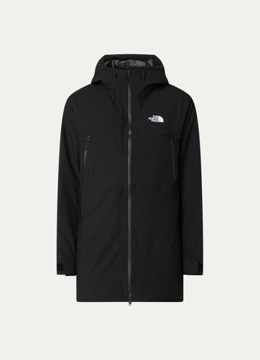The North Face Range gewatterde parka met donsvulling - voorkant 2 zwart