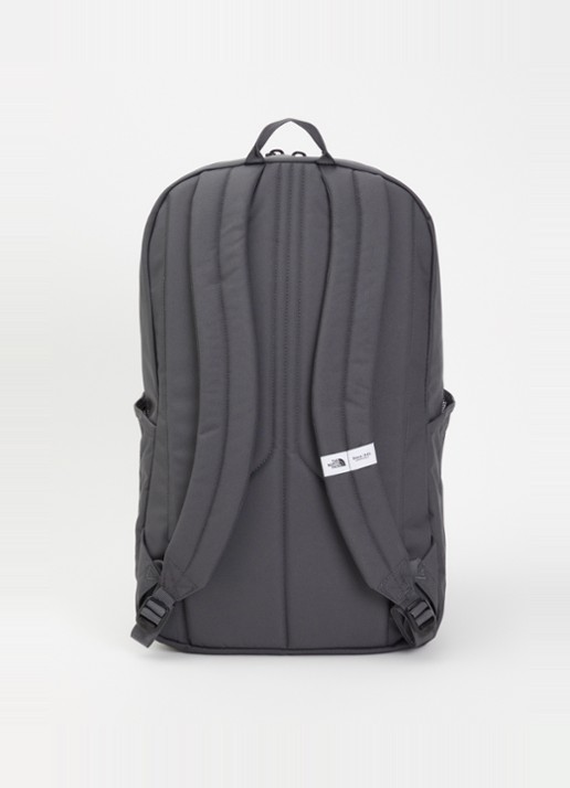 The North Face Rodey rugzak met 16 inch laptopvak - achterkant 3 antraciet