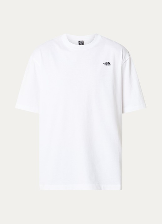 The North Face Simple Dome T-shirt met logoborduring - voorkant wit