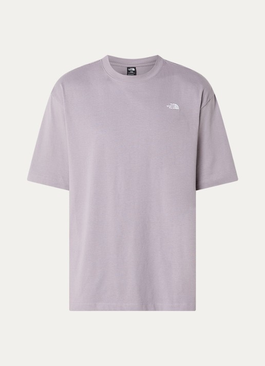 The North Face Simple Dome T-shirt met logoborduring - voorkant 2 lila