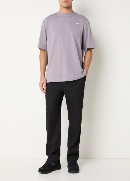 The North Face Simple Dome T-shirt met logoborduring - voorkant 3 lila