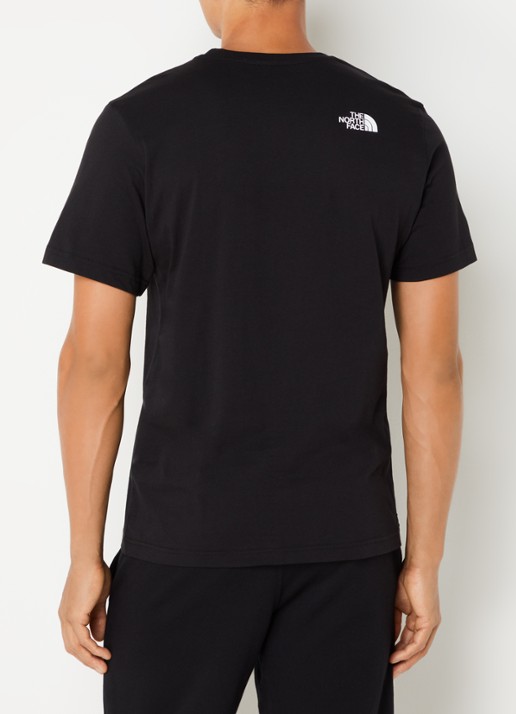The North Face T-shirt met logo - achterkant zwart