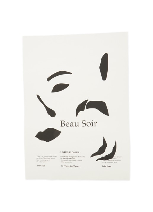 THE POSTER CLUB Beau Soir, Lucrecia Rey Caro print