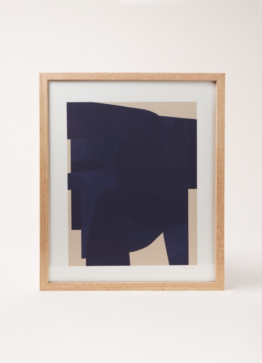 THE POSTER CLUB Blue, Berit Mogensen Lopez print - voorkant 2 donkerblauw