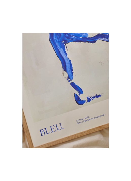 THE POSTER CLUB Caro Bleu, Lucrecia Rey print - detail blauw