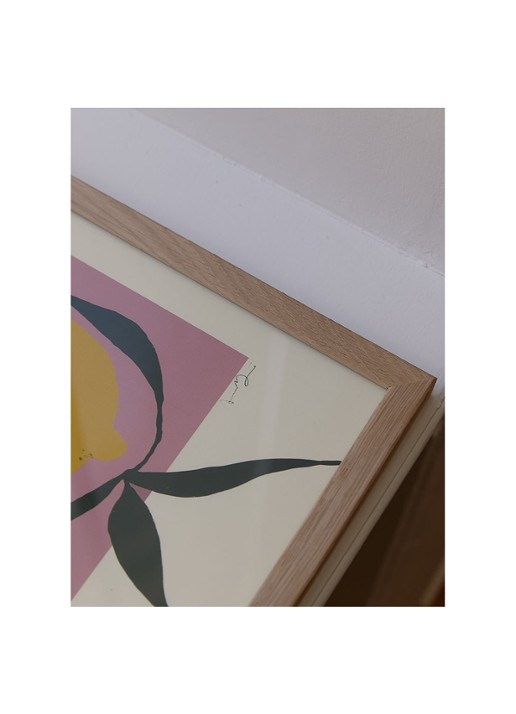 THE POSTER CLUB Pink Lemon, Anna Mörner print - detail 3 oudroze