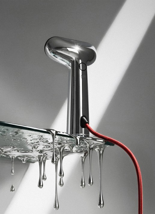 The Steamery Cirrus 3 kledingstomer - detail 2 zilver