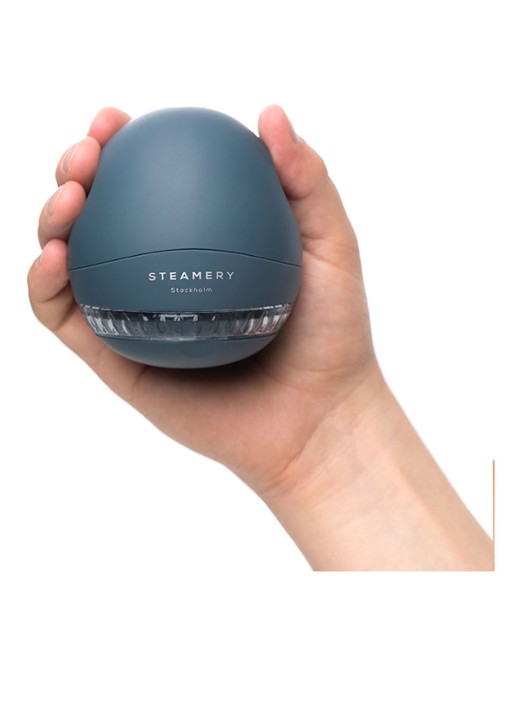 The Steamery Pilo Fabric Shaver ontpiller - detail 2 blauwgrijs