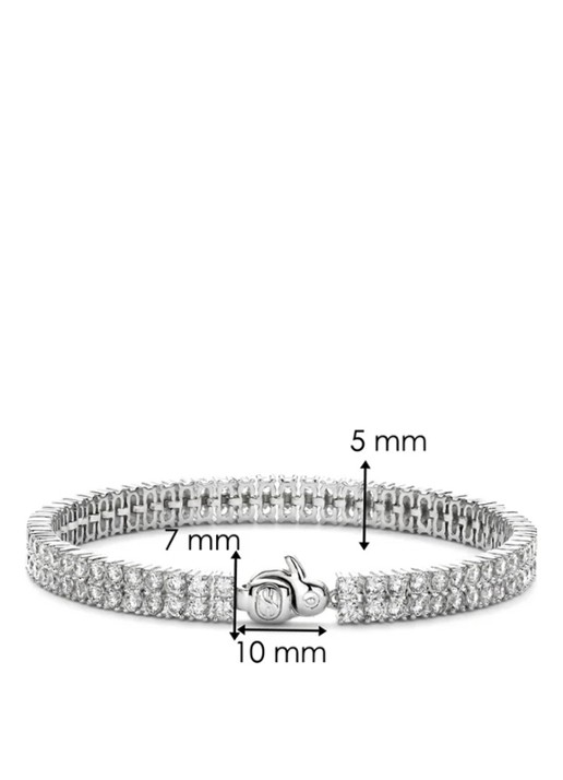 TI SENTO - Milano Armband 23067ZI - detail 3 zilver