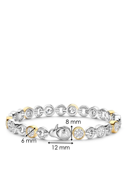TI SENTO - Milano Armband verguld 23054ZY - detail 7 zilver