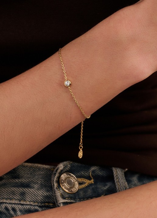 TI SENTO - Milano Armband verguld 23092ZY - voorkant 2 goud
