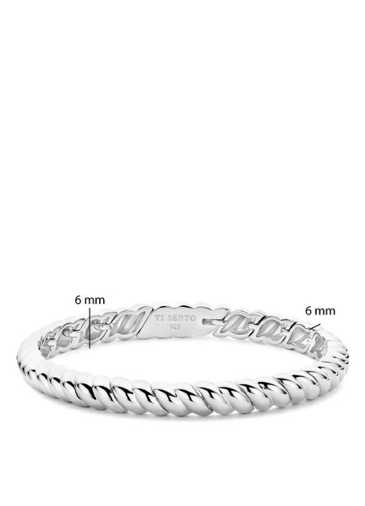 TI SENTO - Milano Bangle 23095SI - detail 3 zilver