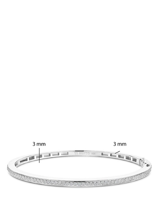 TI SENTO - Milano Bangle 2889ZI - detail 3 zilver