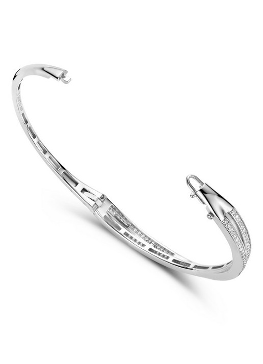 TI SENTO - Milano Bangle van zilver 23072ZI - detail zilver