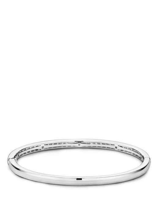 TI SENTO - Milano Bangle van zilver met zirkonia 2298ZI - detail zilver