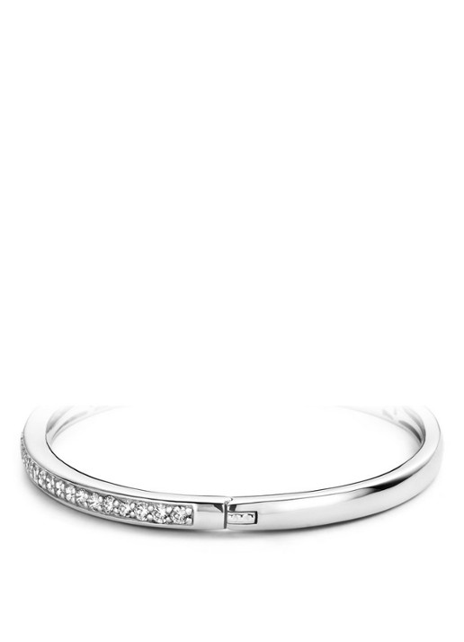 TI SENTO - Milano Bangle van zilver met zirkonia 2298ZI - detail 2 zilver