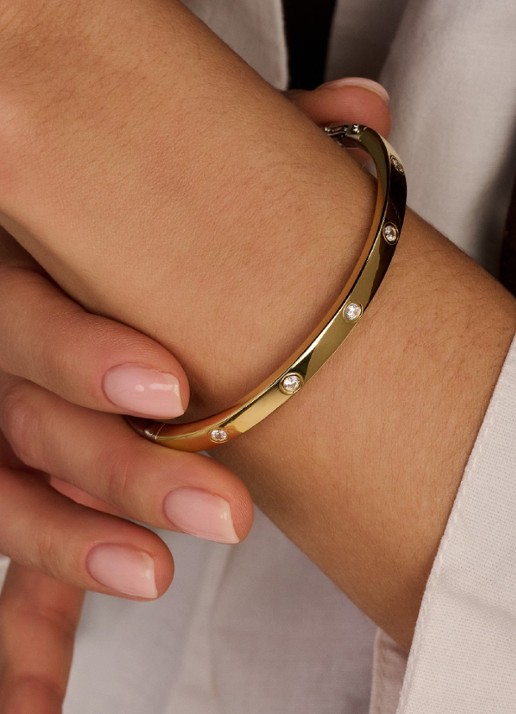 TI SENTO - Milano Bangle verguld 23089ZY - voorkant 5 goud