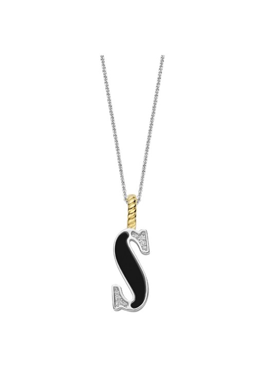 TI SENTO - Milano Hanger van zilver 6840BL_S