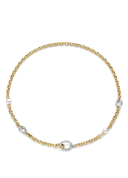 TI SENTO - Milano Ketting 34096ZY - detail 2 goud