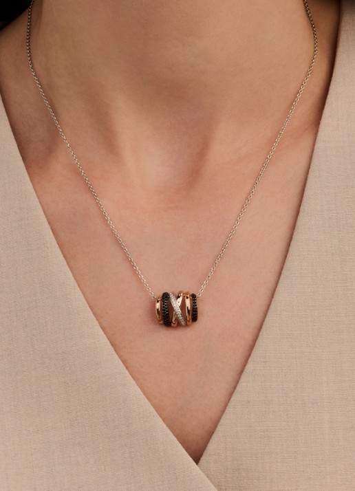 TI SENTO - Milano Ketting 34116BR - voorkant 2 zilver