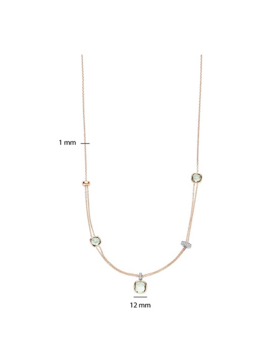 TI SENTO - Milano Ketting 34122GR - detail 3 roségoud
