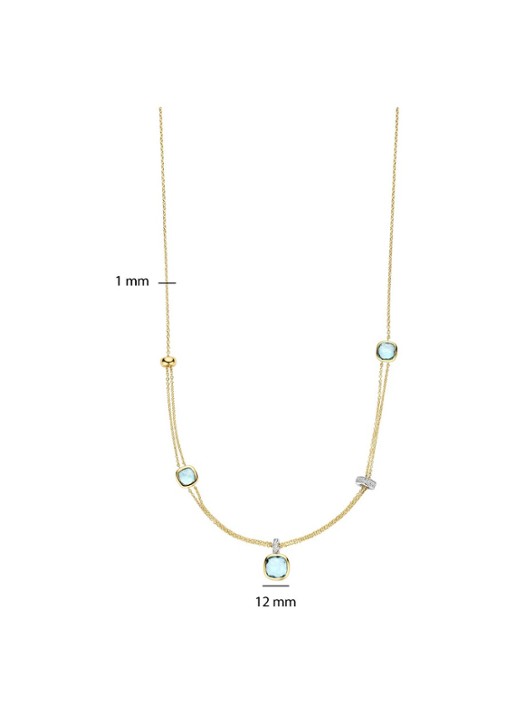 TI SENTO - Milano Ketting 34122TY - detail 5 goud