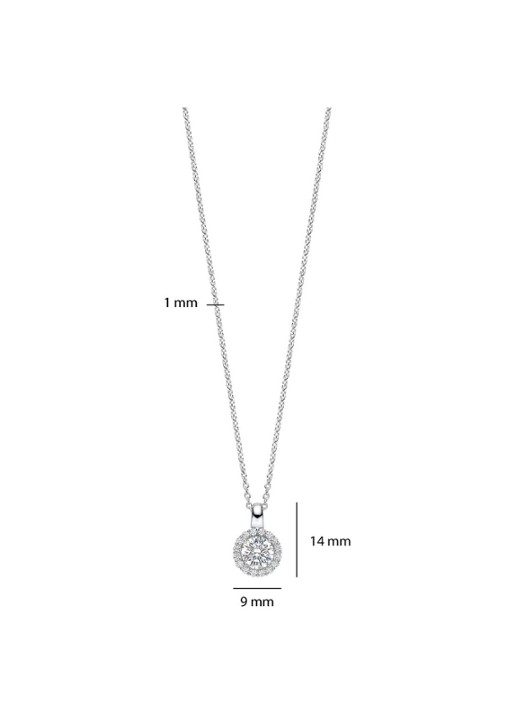 TI SENTO - Milano Ketting 34123ZI - detail 3 zilver