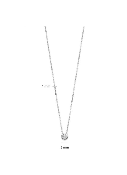 TI SENTO - Milano Ketting 34124ZI - detail 5 zilver
