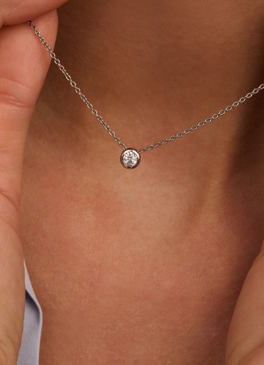 TI SENTO - Milano Ketting 34124ZI - voorkant 2 zilver