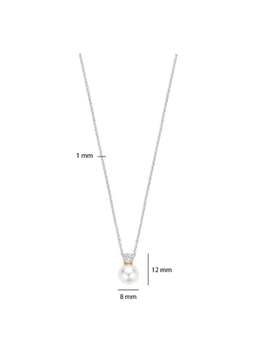 TI SENTO - Milano Ketting 34125YP - detail 5 zilver