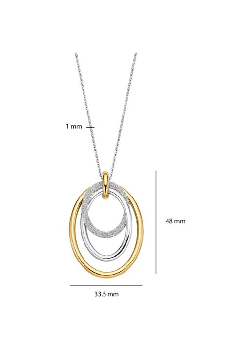 TI SENTO - Milano Ketting 34127ZY - detail 5 goud