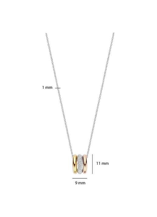 TI SENTO - Milano Ketting 34128TZ - detail 5 zilver