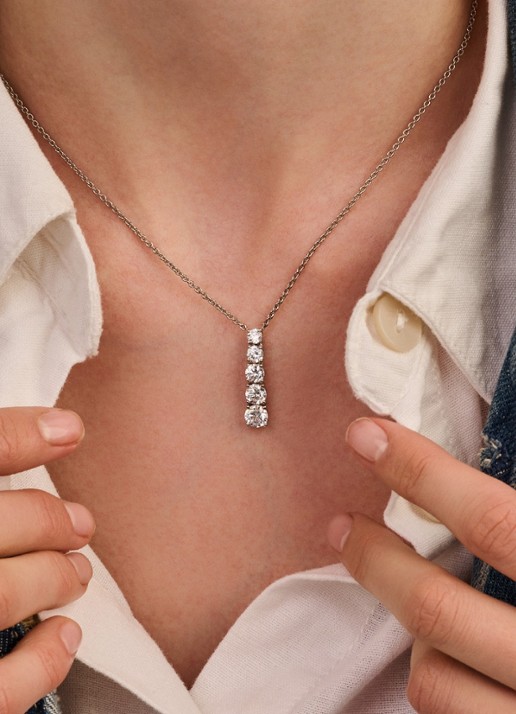 TI SENTO - Milano Ketting 34129ZI - voorkant 5 zilver